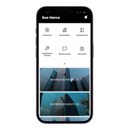 Centralize documentos, financeiro e comunicação com seus clientes em uma única ferramenta.<br />
<br />
Acompanhe obras, gerencie assembleias e assistências técnicas, reduzindo custos e melhorando a experiência do cliente.